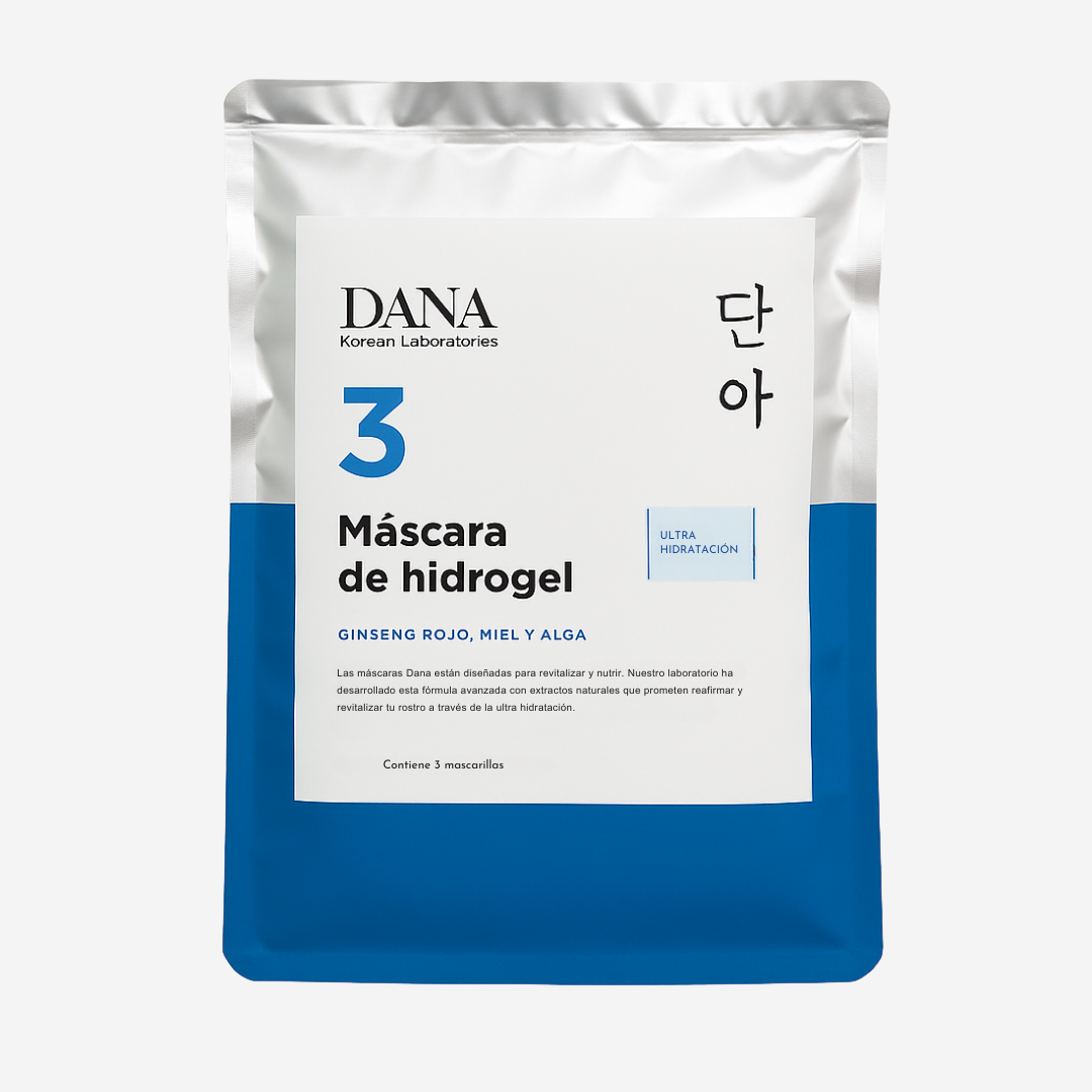 Mascarilla Facial Hidrogel DANA – Hidratación y Luminosidad Instantánea ⭐⭐⭐⭐⭐