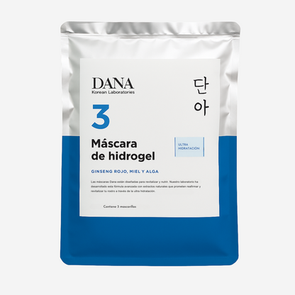 Mascarilla Facial Hidrogel DANA – Hidratación y Luminosidad Instantánea ⭐⭐⭐⭐⭐